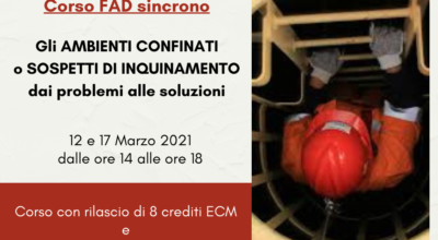 Kema srl – Corso FAD sincrono – 8 ECM – Gli AMBIENTI CONFINATI o SOSPETTI DI INQUINAMENTO: dai problemi alle soluzioni